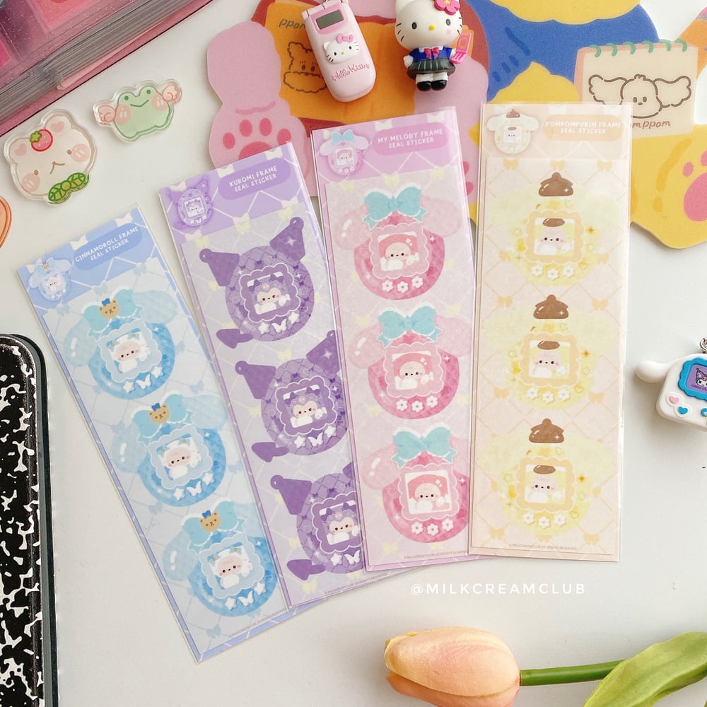 Sanrio Tamagotchi Frame Sticker (4types) | milkcreamclub