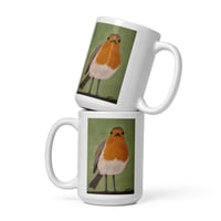 Image 1 of Robin White glossy mug 