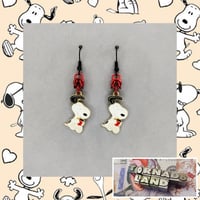 Caffeinated Snoopy Earrings