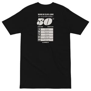 Image of Mark de Clive-Lowe 50th Japan Tour Tee (Ltd Edition)