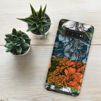 Image 7 of Art Nouveau Inspired Colorful Quartet Boho Hippie Floral Sketch Tough case for Samsung®