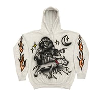 Image 1 of AIRBRUSHED MANS BEST FRIEND HOODIE 
