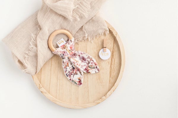 Image of Liberty Print Bunny Teether