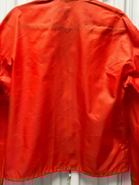 Image 8 of VINTAGE ORANGE WINDBREAKER US BOMBS PIN OG
