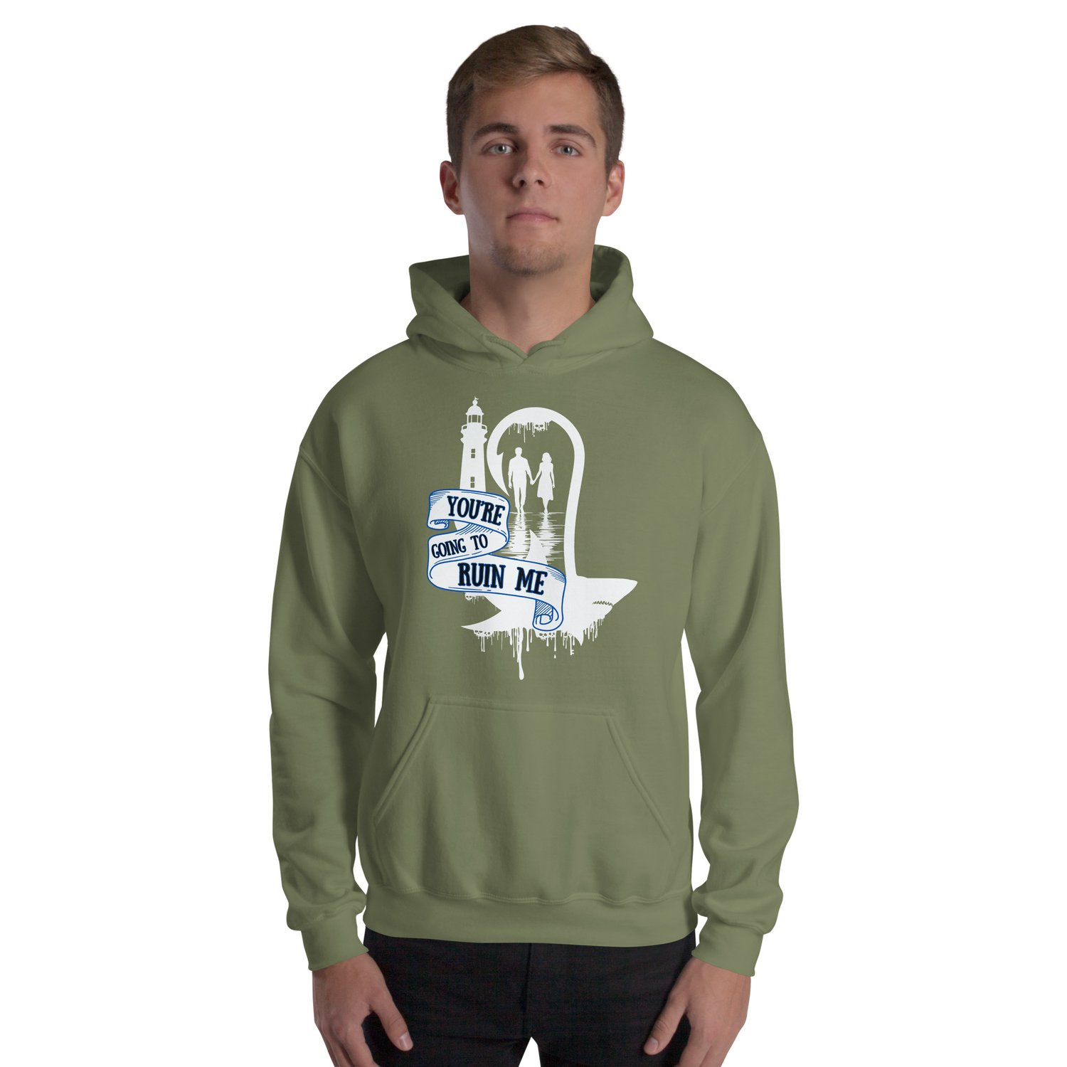 Image of Officially licensed does it hurt you're going to ruin me white Unisex Hoodie