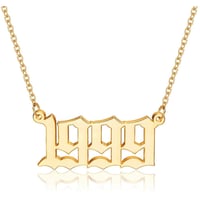 Image 3 of Birth Year Necklace 