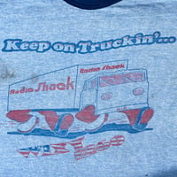 Image 1 of 1970s Keep On Truckin WIXY Shirt Size Medium