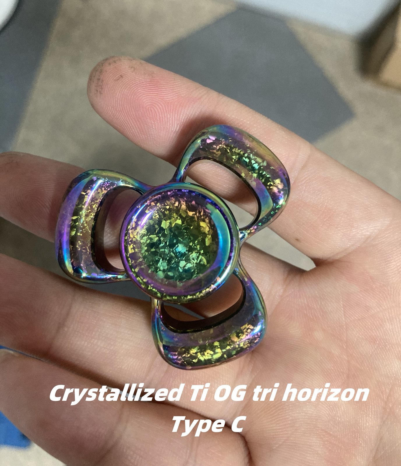 Exotic material OG Tri Horizon handspinner EDC toys | KINETICS