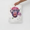 "Monkey" 12x16 print