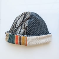 Image 3 of Upcycled Reversible Beanie Cotton Blend 37