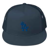 Image 5 of LOWER AZ LA CACTUS Blue Trucker Cap