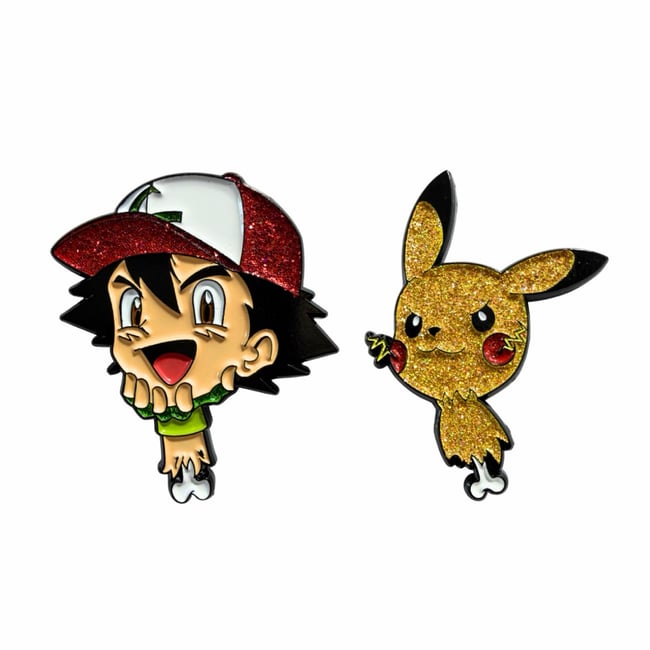 Hold Your Head Up Pin Pack - Ash & Pikachu