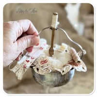 Image 9 of Handmade pin cushion sugar bowl and sewing notions