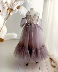 Image 3 of Girls photoshooting dress - Elvina | size 110 | dusty purple