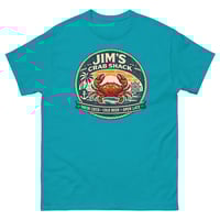 Image 5 of Jim's Crab Shack Unisex T-Shirt Vintage Coastal Seafood Graphic Tee