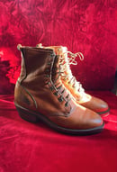Image 1 of Vintage Lace Up Western Roper Boots