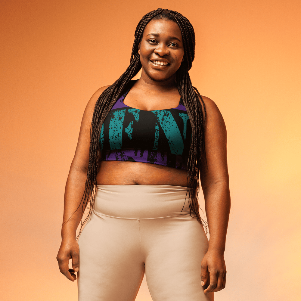 FAMILY COLORS LONGLINE SPORTS BRA