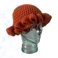 Image 3 of Orange Ruffle Hat