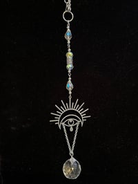 EYES RISING CAR CHARM - silver