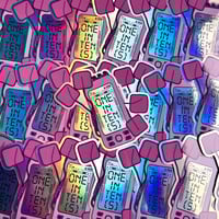 Image 1 of One in Ten(s) Rainbow Holographic Sticker 