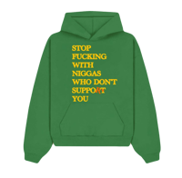 Image 1 of SFWNWDSY HOODIE* GRASS / TANGO