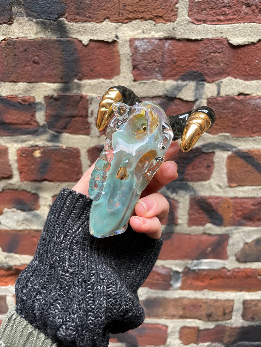 Goat Skull Pipe