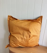 Image 3 of Cotton/Linen Zinny Cushion Cover