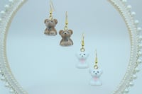 Image 6 of Fuzzy Bear Earrings 