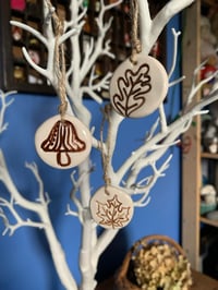 Image 3 of Small Autumn Motif Tags set of 3.