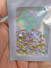 Image 1 of two tone translucent nail bling