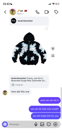 pre order size s for keiyo