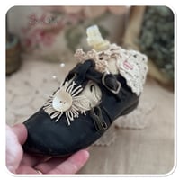 Image 2 of Handmade vintage black shoe pin cushion