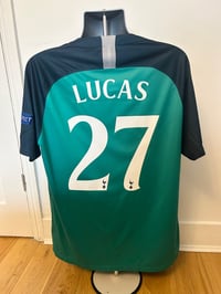 Image 3 of Tottenham Hotspur “LUCAS 27” 2018/19 Third Shirt + patches (XL)