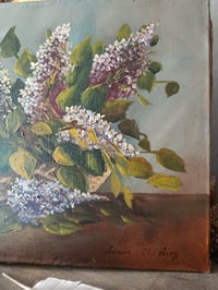 Image 2 of Peinture, bouquet de lilas