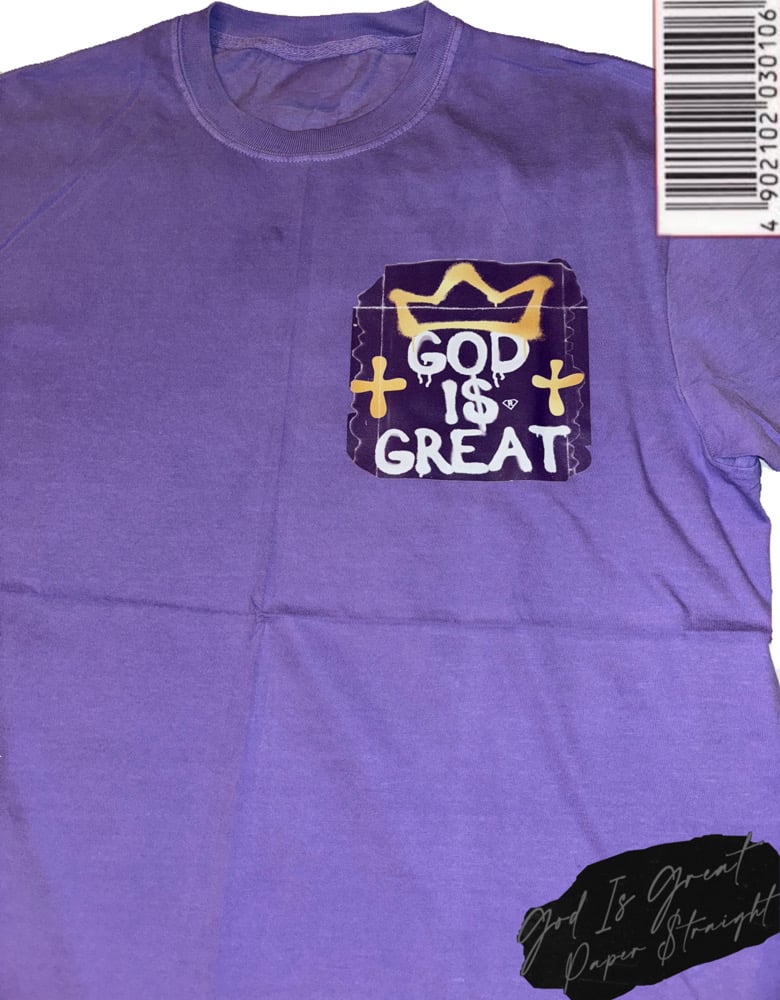 Image of PURPLE GIGPS “ROYAL CROWN” POCKET TEE 