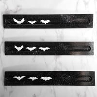 Image 2 of Bats Hand Painted Incense Holder