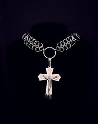 Image 2 of Jesus Cross Necklace - European, big rings