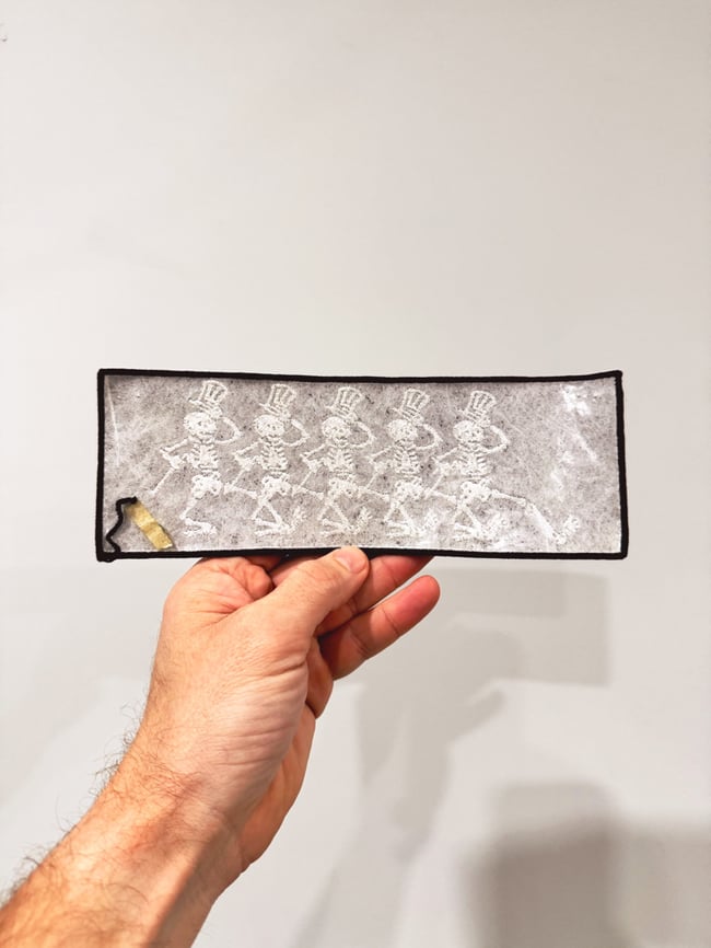 Grateful Dead 80s Dancing Skeletons 8.5” Patch