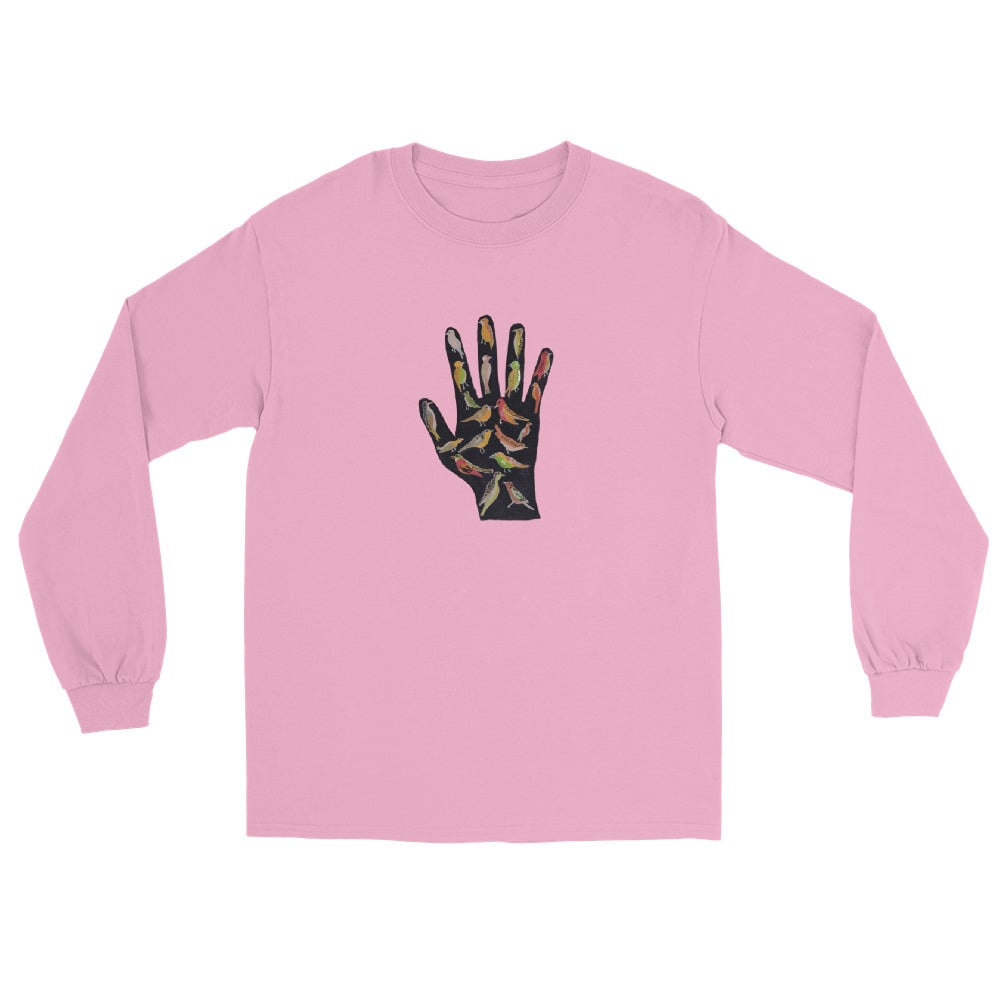 Image of HAND OF BIRDS LONG SLEEVE SHIRT