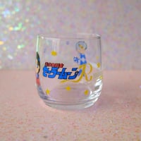 Image 2 of Sailor Moon Vintage Glass Cup (Sailor Mercury)