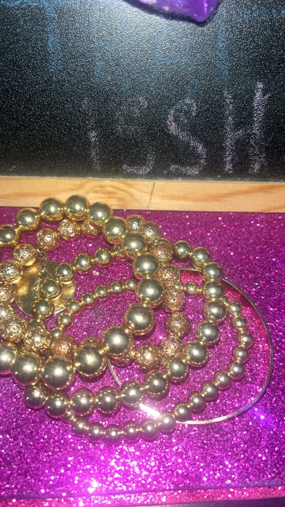 Image of “Soft girl Era” gold bead set