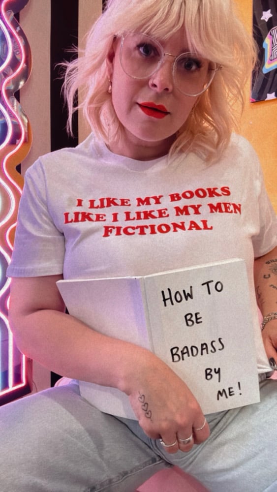 Image of I like my books like, I like my men fictional £10 tee