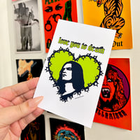 Image 2 of Love You To Death - 6” x 4” Print