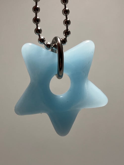 Image of sky blue star