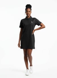 Image 2 of YB Woman’s Cotton Mesh Polo Dress 