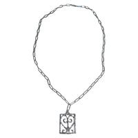 Image 1 of Twirly Iron Gate Pendant necklace