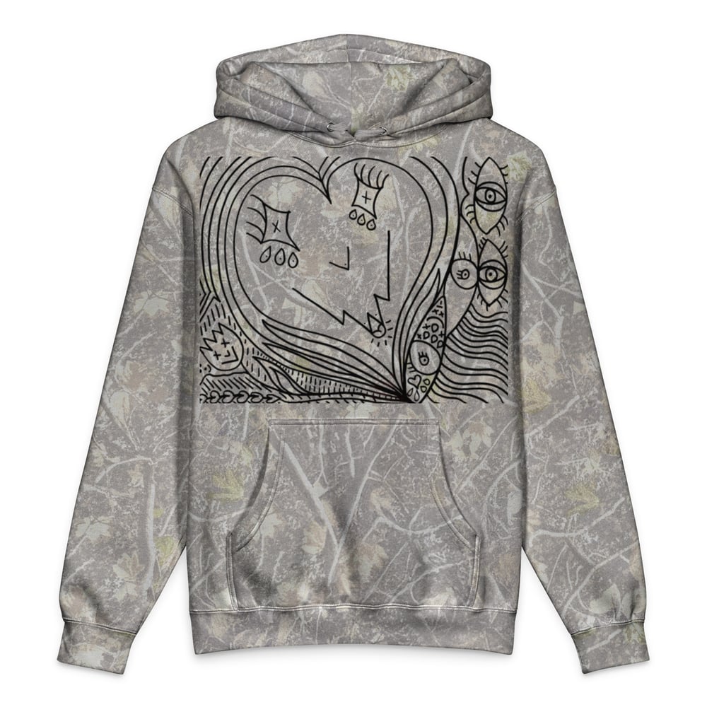 Image of Unisex Heavyweight Hooded Sweatshirt | Jealous #2