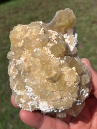 Image 24 of Yellow Cubic Fluorite & Barite Specimen | Beijing China #2654