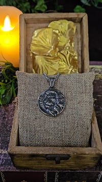 Image 2 of 👑The Armored Kingdom Lion of the Iron Pride Necklace-Stainless Steel-Detailed Lion Head Design