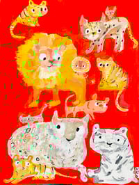 Image 1 of Large Cats Commission for Erika 